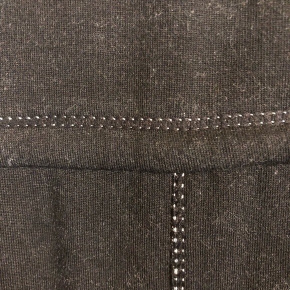 MAX EDITION Weekend Medium Belted Vest Black White Drawstring Waist Marled Knit - Picture 7 of 7